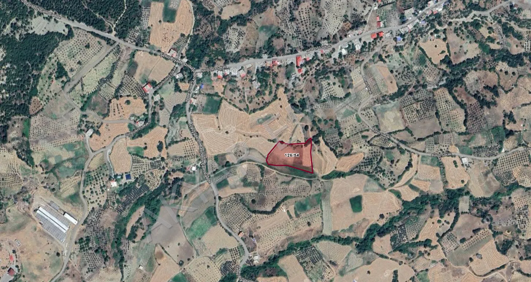 AKYAR EMLAK'DAN DÖNGELE'DE 1.724 M² BAĞ-ARAZİ HİSSESİ — 2