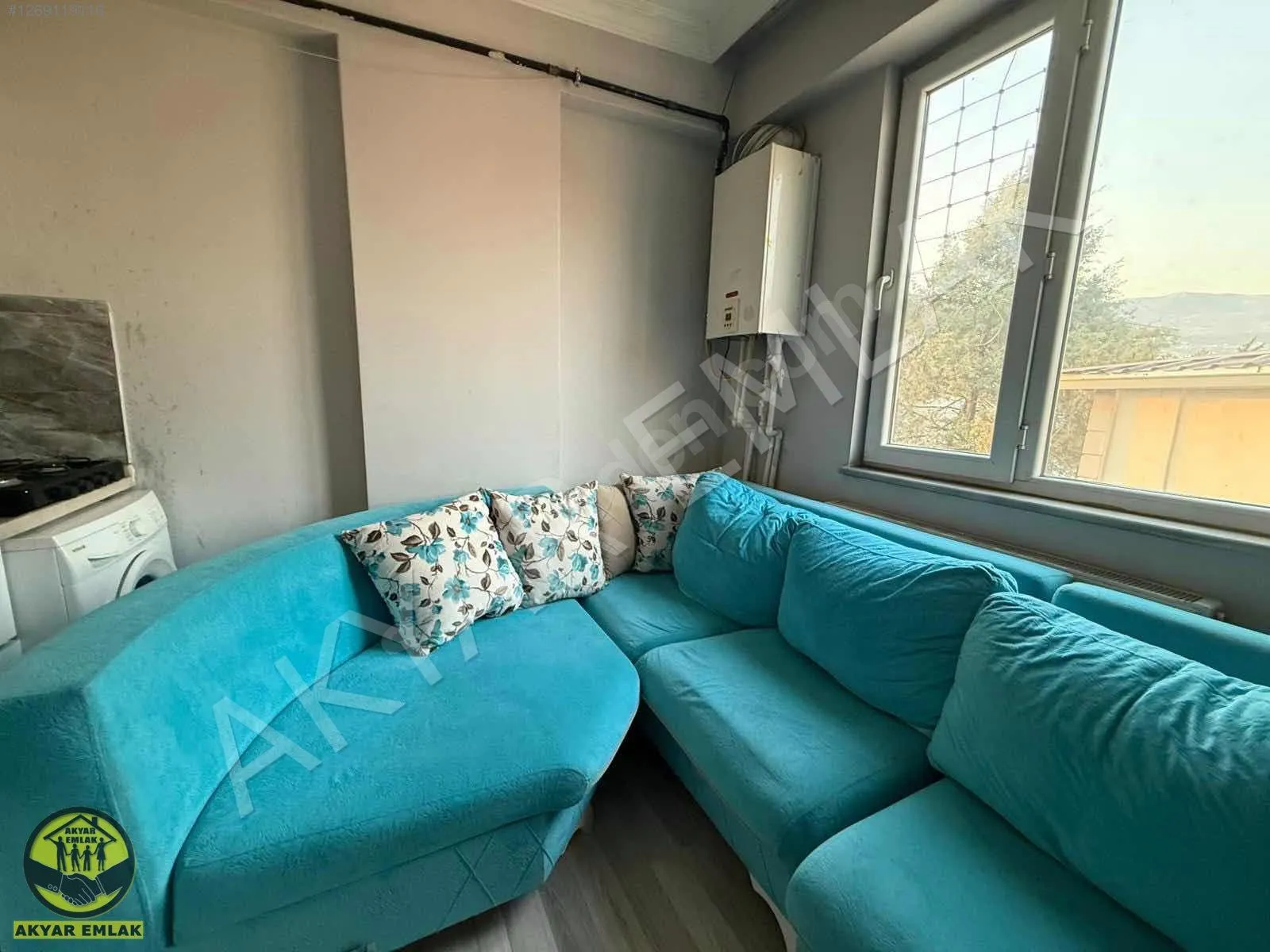 AKYAR EMLAKTAN M.AKİF MAH EŞYALI KİRACILI 1+1 DAİRE — 7