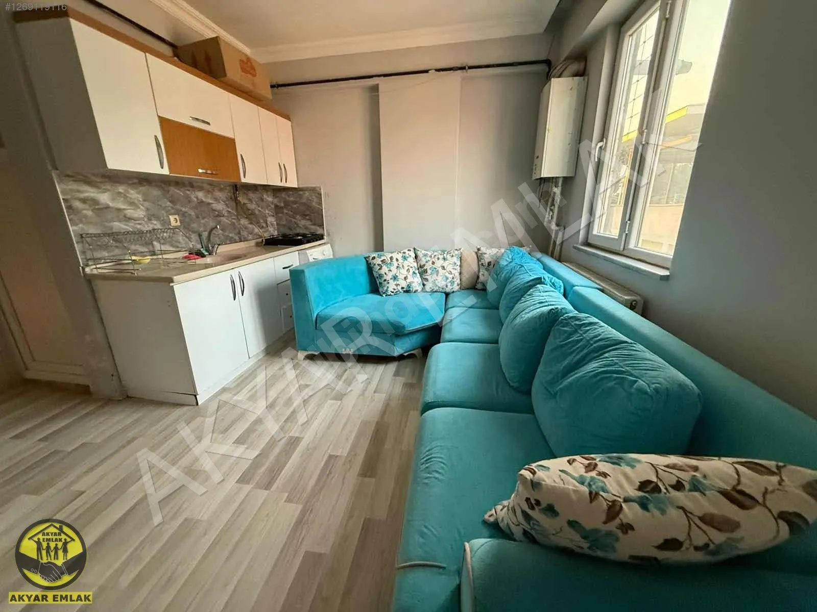 AKYAR EMLAKTAN M.AKİF MAH EŞYALI KİRACILI 1+1 DAİRE — 1