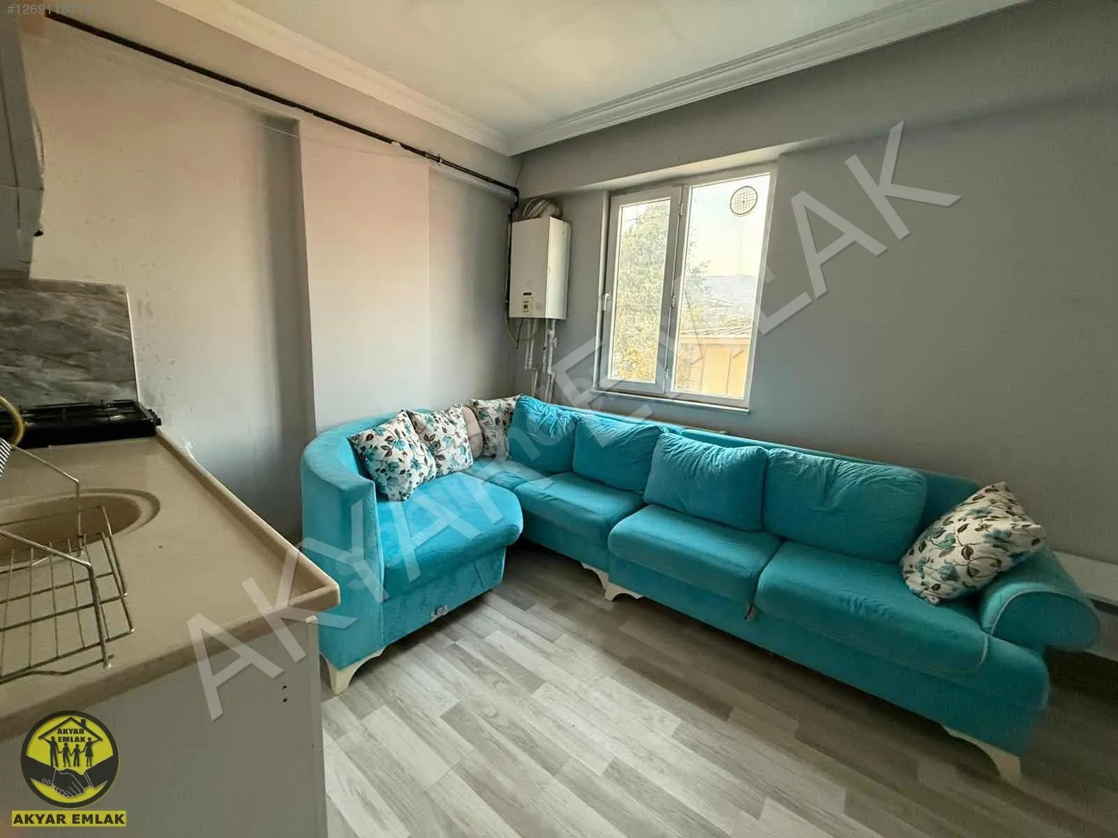 AKYAR EMLAKTAN M.AKİF MAH EŞYALI KİRACILI 1+1 DAİRE — 12