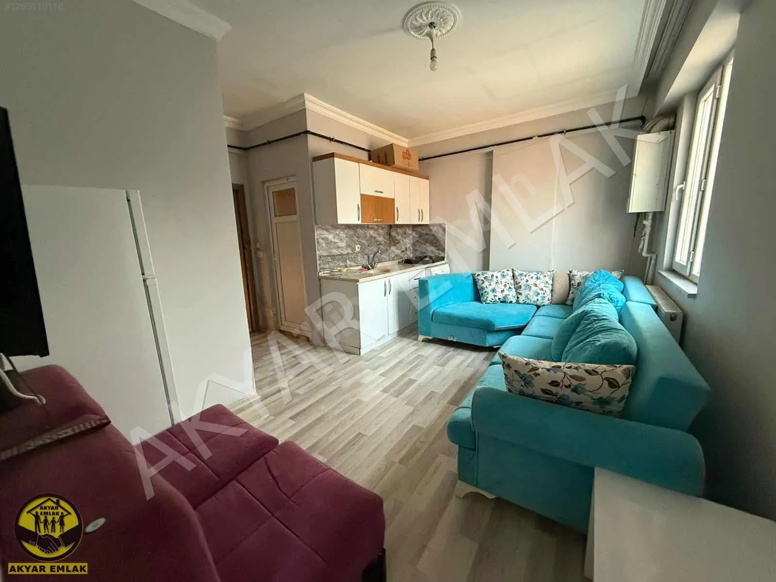 AKYAR EMLAKTAN M.AKİF MAH EŞYALI KİRACILI 1+1 DAİRE — 10