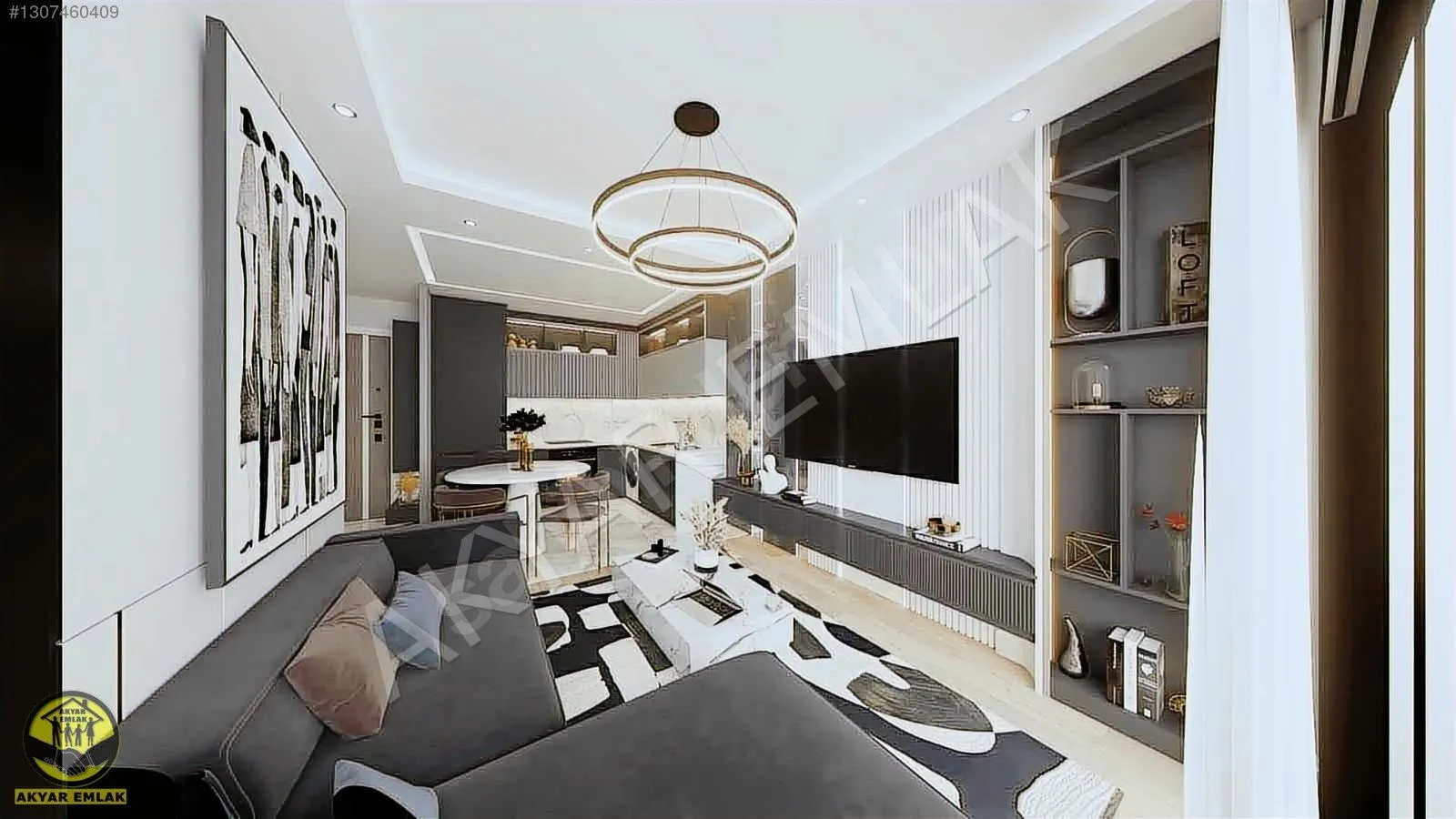 MERSİN SİLİFKE'de SATILIK LÜX EŞYALI 1+1 DAİRE — 7