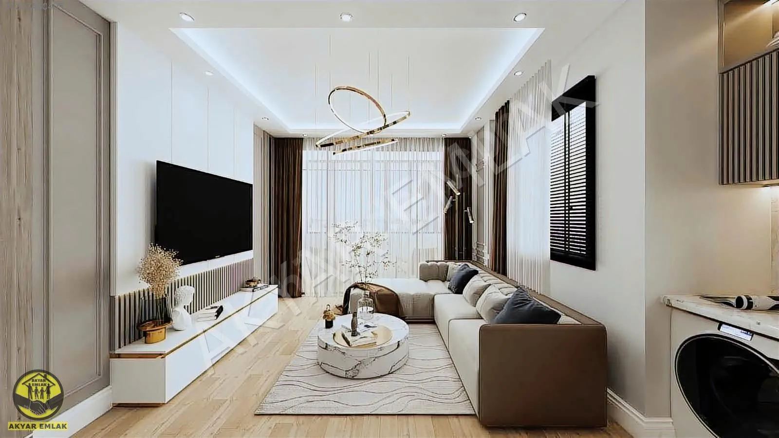 MERSİN SİLİFKE'de SATILIK LÜX EŞYALI 1+1 DAİRE — 1