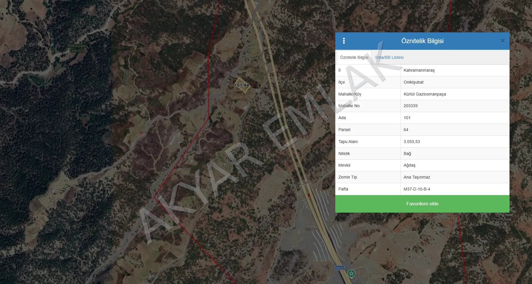 AKYAR EMLAK KAYSERİ - KÜRTÜL YOL ÜZERİ 3055 M2 — 1
