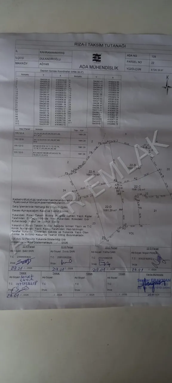 AKYAR EMLAK’TAN AKYAR MAHALLESİ’NDE SATILIK BAĞ ACİL — 28